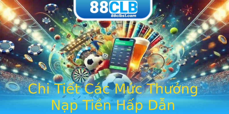 Chi Tiết Các Mức Thưởng Nạp Tiền Hấp Dẫn Chi Tiết Các Mức Thưởng Nạp Tiền Hấp Dẫn